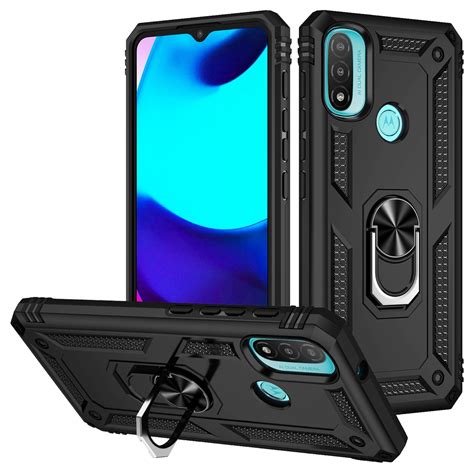 Capa Anti Impacto Anel Suporte Para Moto E40 Moto E20 Moto E34 Película