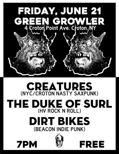 Creatures Dukes Of Surl And Dirt Bikes Peekskill Exurbanist