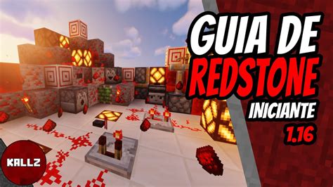 Guia De Redstone Básico Iniciante 116 Minecraft Youtube