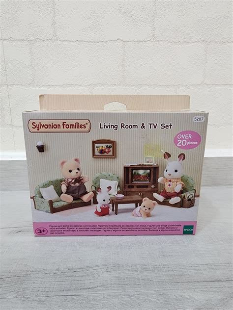 New Sylvanian Families Living Room Tv Set Hobbies Toys Toys