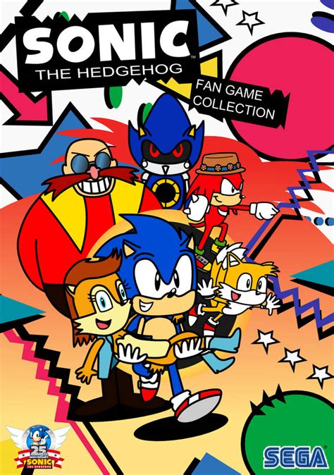 sonic fan game collection poster  mslash production  deviantart