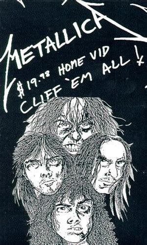 19 98 Home Vid Cliff Em All By Metallica Video Thrash Metal