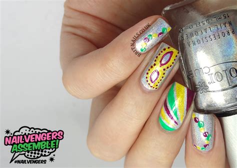 Nailvengers Assemble Mardi Gras Madness Brit Nails