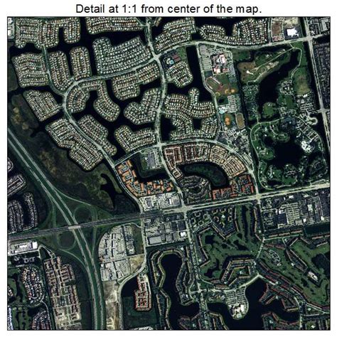 Aerial Photography Map of Pembroke Pines, FL Florida