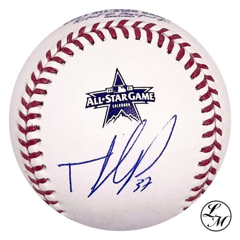 Teoscar Hernandez Autographed All Star Game Baseball Jsa Coa Ebay