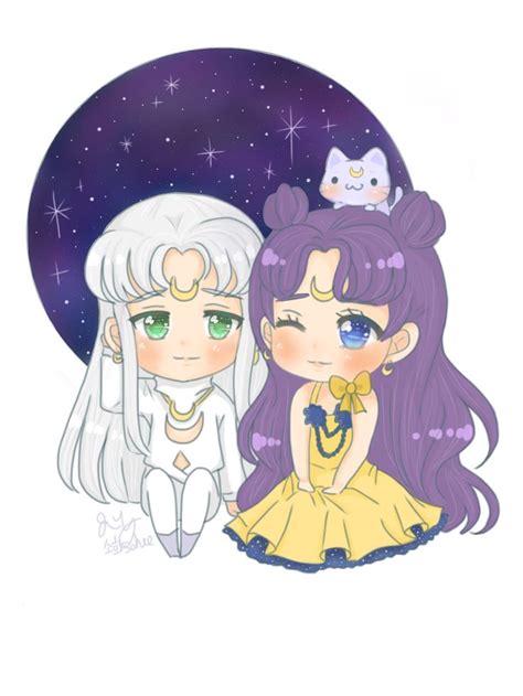 Sailor Moon- Luna and Artemis (Human form) by SoheesBobaz on DeviantArt ...