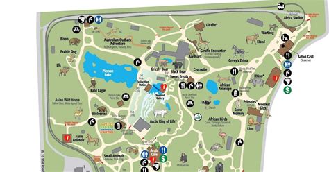 Printable Detroit Zoo Map