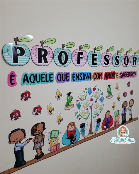 Painel Dia Do Professor Dia Dos Professores Murais Da Escola Festa