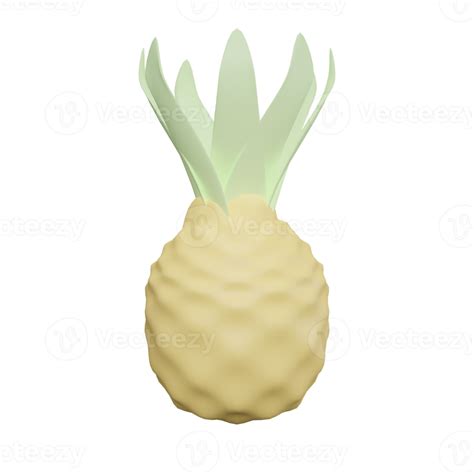 Pineapple 3d Render 14059990 Png