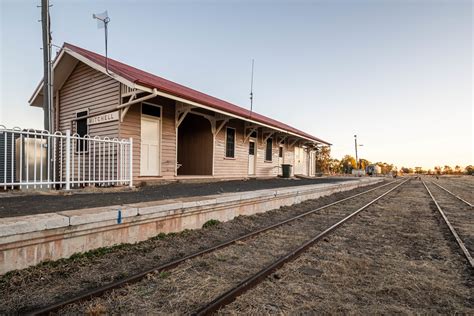 Mitchell Railway Station Mitchell Queenslands Western D Flickr