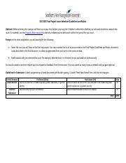 Soc Final Project Issue Selection Guidelines And Rubric Pdf Soc