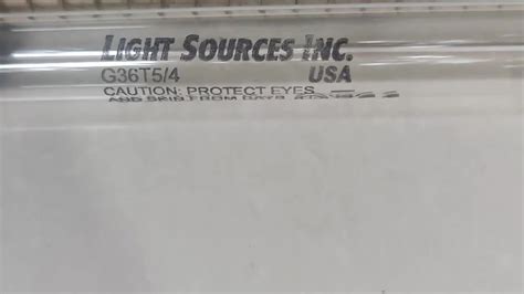 Tube Material Soft Glass Light Source Inc UV C Germicidal Power 40w