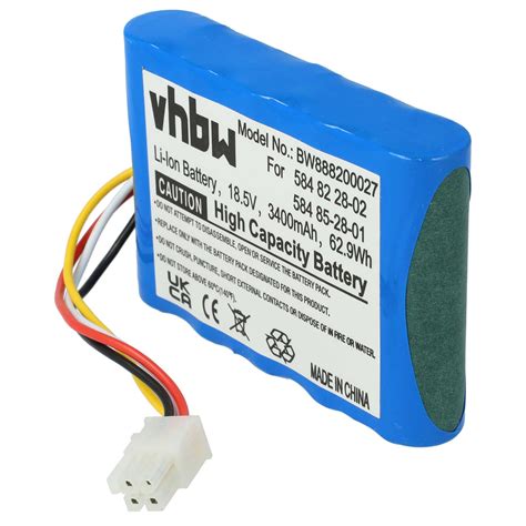 Vhbw Li Ion Batterie 3400mah 185v Pour Tondeuse à Gazon Robot