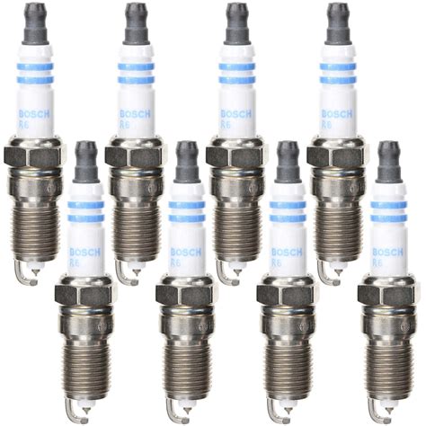 Bosch Set Double Iridium Spark Plugs For Buick Cadillac Chevy