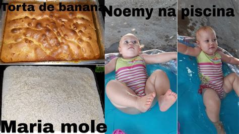 Vlog Domingo Noemy Tomou Banho De Piscina Fiz Maria Mole Minha