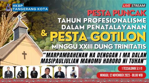 Pesta Puncak Tahun Profesionalisme Pesta Gotilon Wib Nov