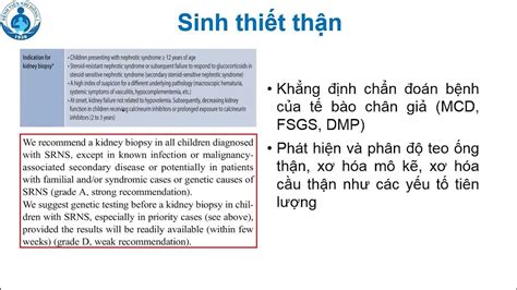 DÀnh Cho NhÂn ViÊn Y TẾ CẬp NhẬt ChẨn ĐoÁn VÀ ĐiỀu TrỊ HỘi ChỨng ThẬn