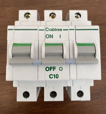 Crabtree Polestar Mcb Type C A Triple Pole Phase Breaker C