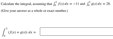 Solved Calculate The Integral Assuming That ∫05f X Dx −11