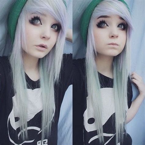 Scene Girl With White Hair