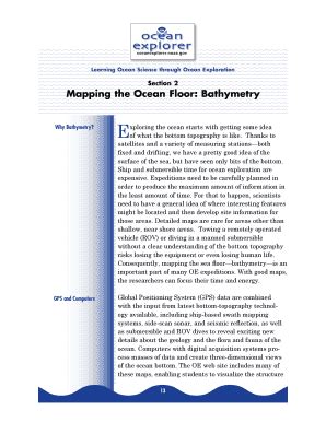 Fillable Online Mapping the Ocean Floor: Bathymetry Fax Email Print - pdfFiller