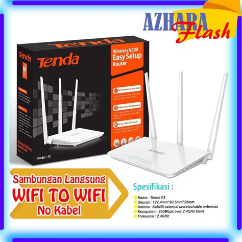 Jual Penguat Sinyal Wifi Tanpa Kabel Langsung Wifi To Wifi Sampai