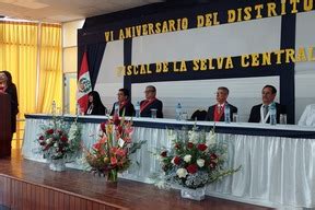 Distrito Fiscal De Selva Central Celebr Su Sexto Aniversario De