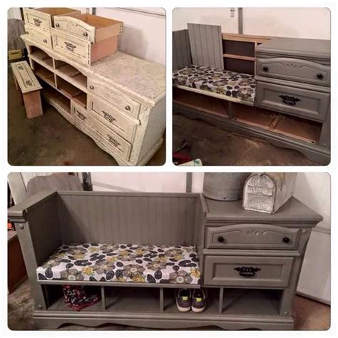 Great Idea For A Dresser With Missing Drawers Furniture Diy Home Diy Repurposed Furniture