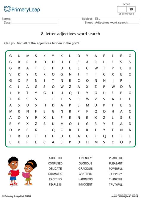 8 Letter Adjectives Word Search English ESL Worksheets Pdf 41 OFF