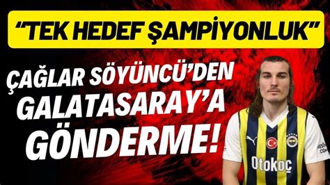 A Lar S Y Nc Den Galatasaray A G Nderme Tek Hedef Ampiyonluk