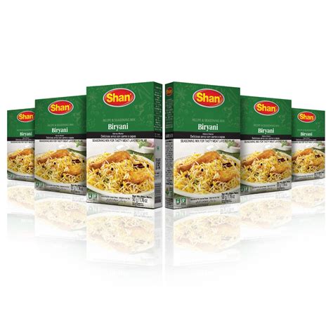 Biryani Masala Seasoning Mix 50g Spice Packets For Spicy Meat Layered Pilaf Pack Of 6