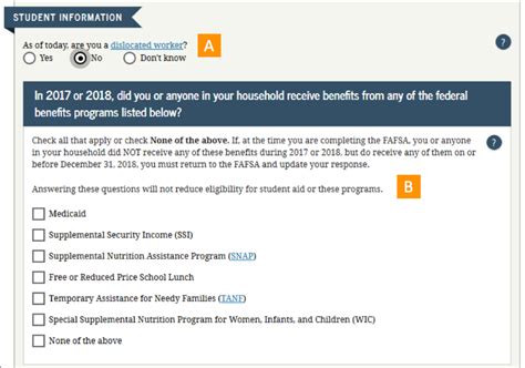 Filling Out The Fafsa® Form Federal Student Aid Free Printable