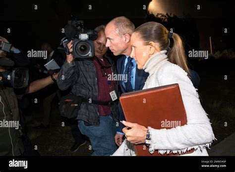 Michael Avenatti Leaves The Los Angeles Police Department S Pacific Division After Being