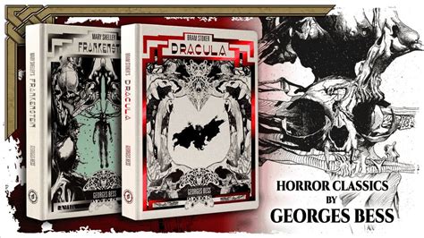 Horror Classics By Georges Bess Dracula And Frankenstein R