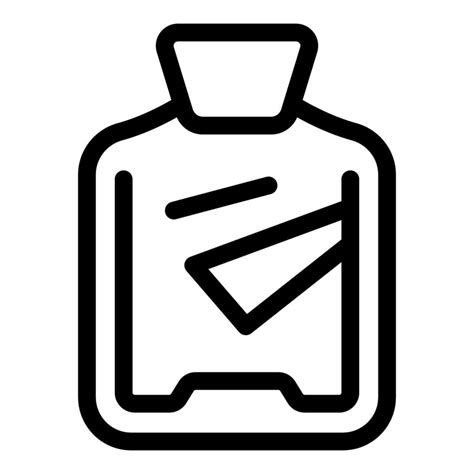 Hot Water Bottle Providing Soothing Warmth And Comfort 52235535 Vector Art At Vecteezy