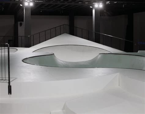 La Triennale Di Milano Installs Glow In The Dark Skatepark Inside