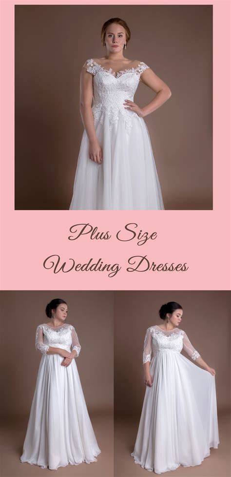 Lace Plus Size Wedding Dresses Full Figured Wedding Gowns With Sleeves