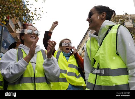 French Fuel Protests Stock Photo Alamy