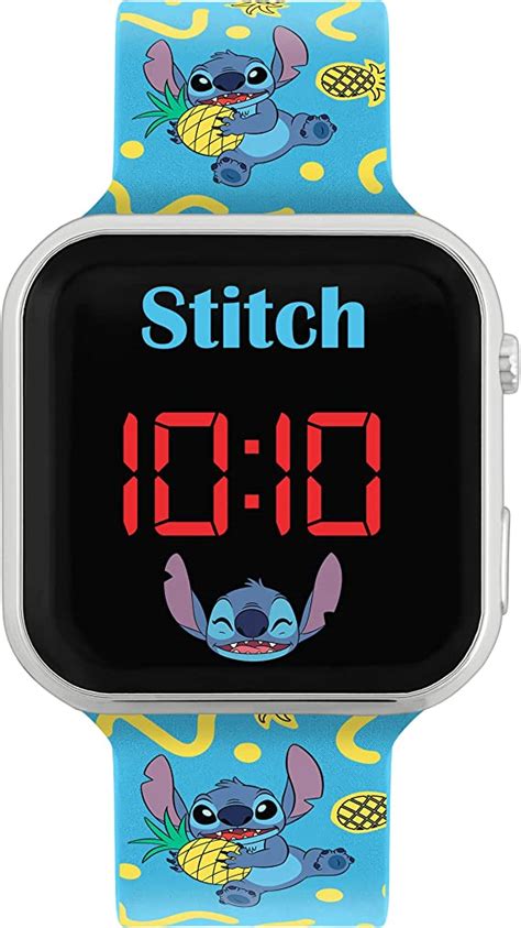 Disney Unisex Kid S Digital Quartz Watch With Plastic Strap Las