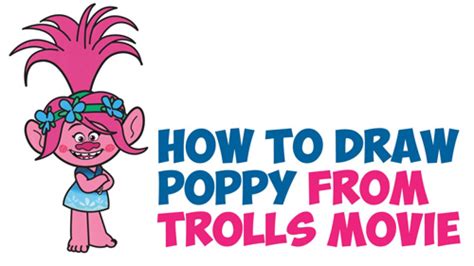 Poppy Trolls Drawing