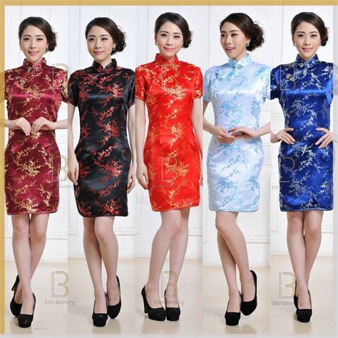 Jual Baju Dress Blousse Blouse Top Chongsam Cheongsam Congsam Qipao