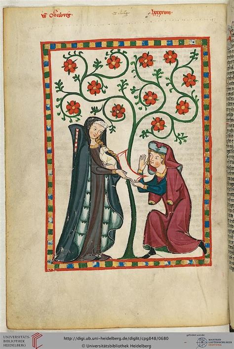 Pin Auf Ms Manesse Codex