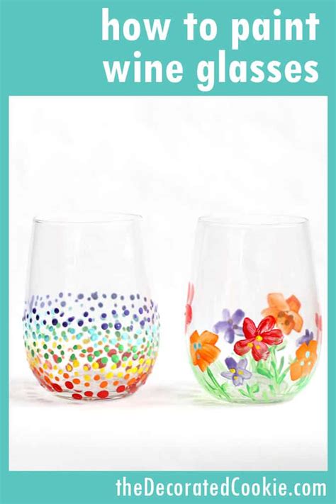 Wine Glass Painting Ideas For Beginners Glass Designs