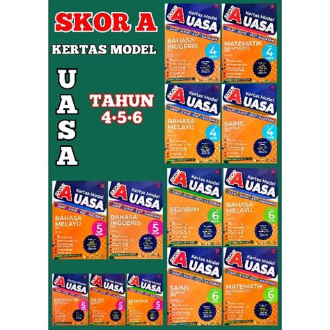 Buku Latihan Skor A Kertas Model Uasa Tahun Pelangi