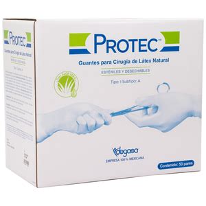 Guante Cirujano Aloe Vera C Par Proveedora Medica Adasa