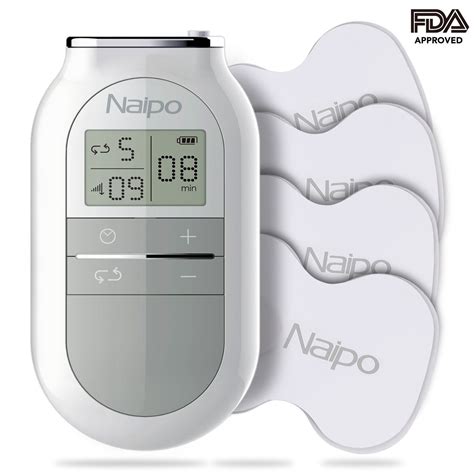 Naipo Fda Cleared Tens Unit Muscle Stimulator Electronic Pulse Massager In 2020 Pulse Massager