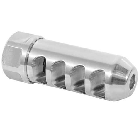 APA Gen II Fat Bastard Self Timing Muzzle Brake M18x1 30 Cal Stainless