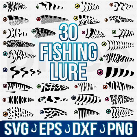 Fishing Lure Svg Fishing Lure Pattern Svg Fishing Lure Tumbler Svg