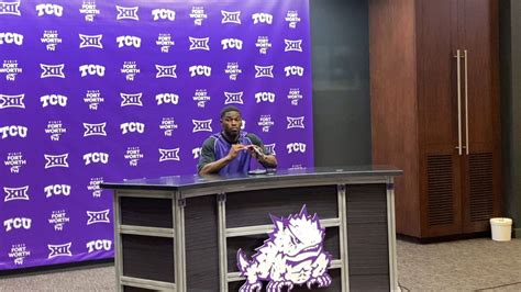 WATCH Josh Newton Talks With Media Ahead Of Matchup Vs Oklahoma