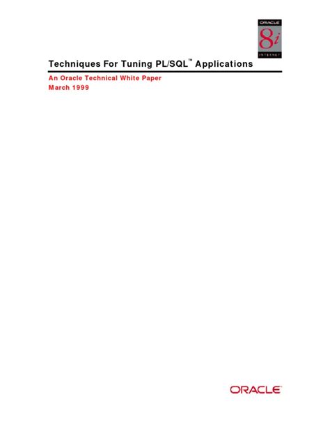 PDF Techniques Tuning Plsql Apps Twp DOKUMEN TIPS